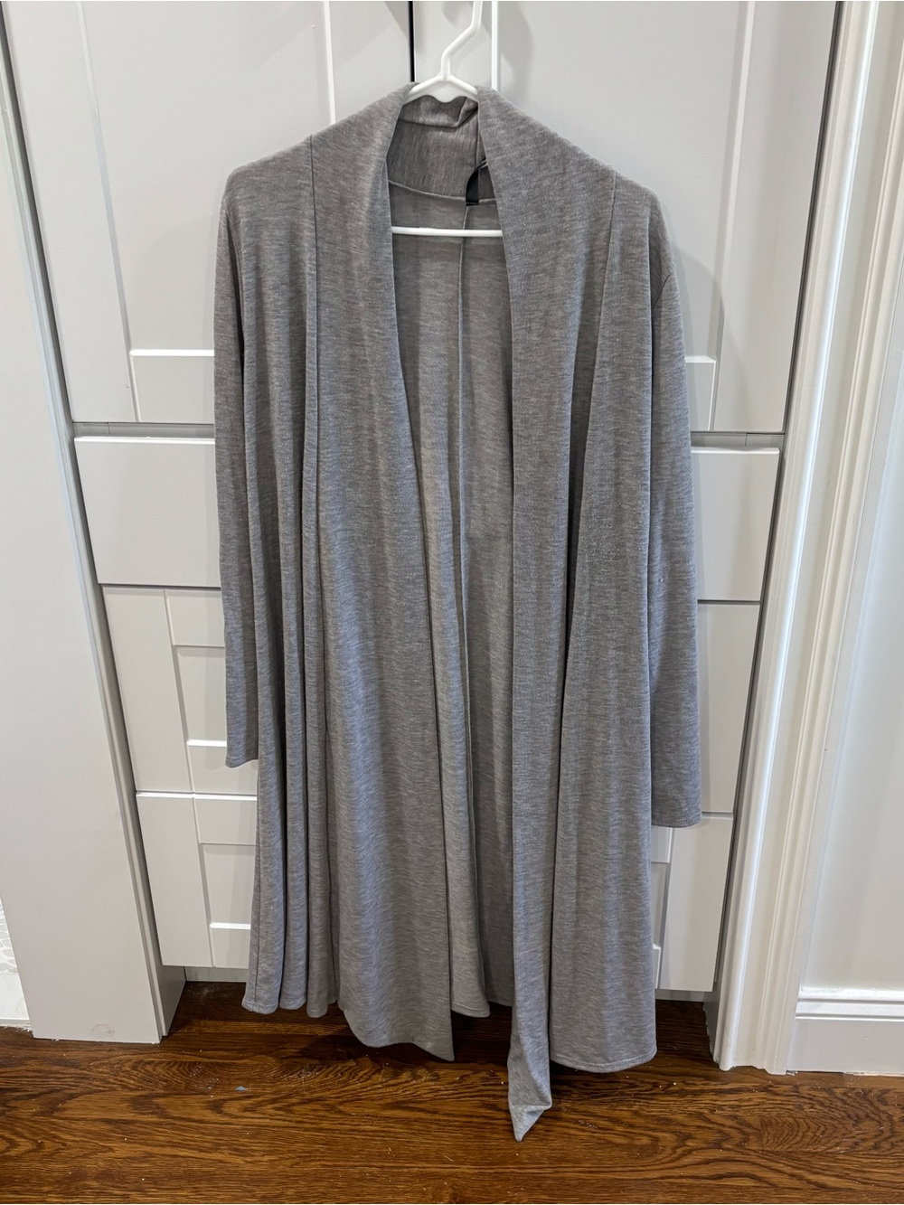 EUC Rags & Couture Gray Long
Duster Open Front
Cardigan XL Made in USA